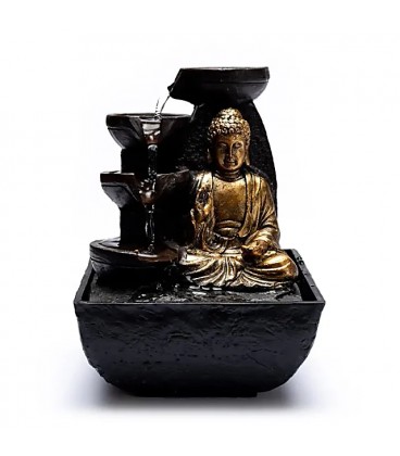 Stołowa fontanna wodna Budda "Compassion" 13,3 × 13,3 × 17,3 cm - zdjęcie główne produktu