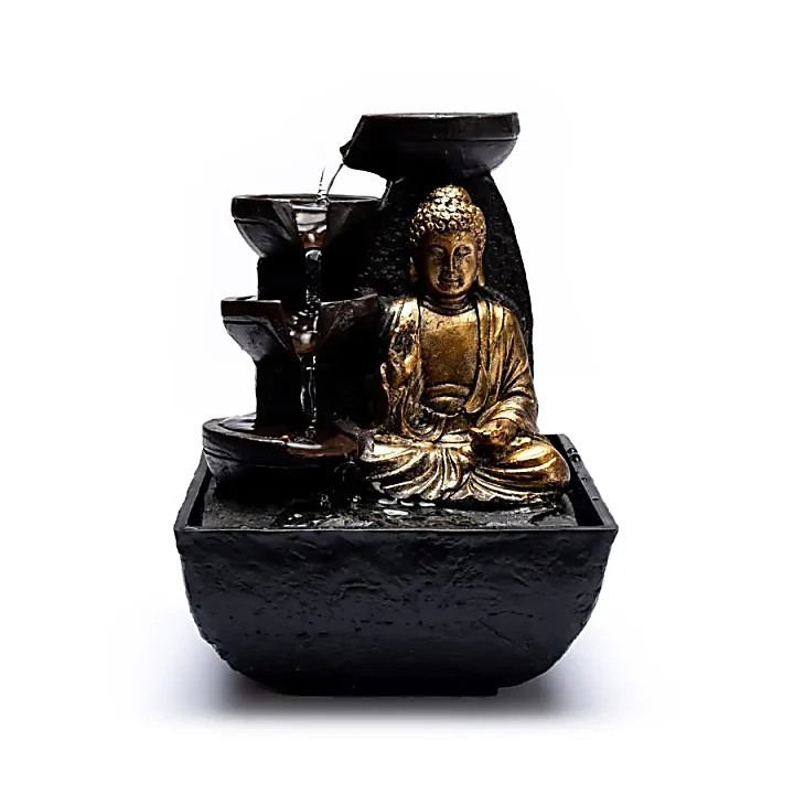 Stołowa fontanna wodna Budda "Compassion" 13,3 × 13,3 × 17,3 cm