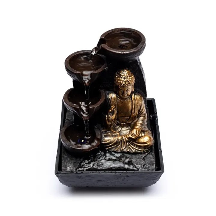 Stołowa fontanna wodna Budda "Compassion" 13,3 × 13,3 × 17,3 cm