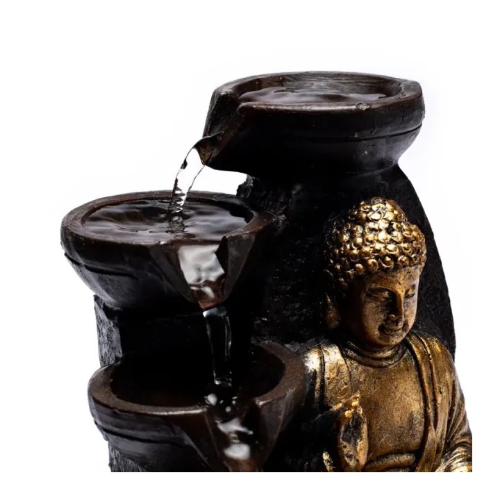 Stołowa fontanna wodna Budda "Compassion" 13,3 × 13,3 × 17,3 cm