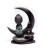 Kominek do kadzidełek backflow – Budda na księżycu, 16,5 × 13 × 6 cm