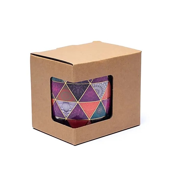 Kubek z zaparzaczem Patchwork, ok. 400 ml