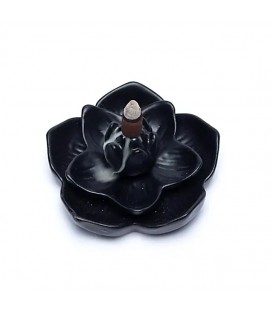 Palnik do kadzideł backflow – kwiat lotosu, 12,7 × 12,7 × 5,8 cm