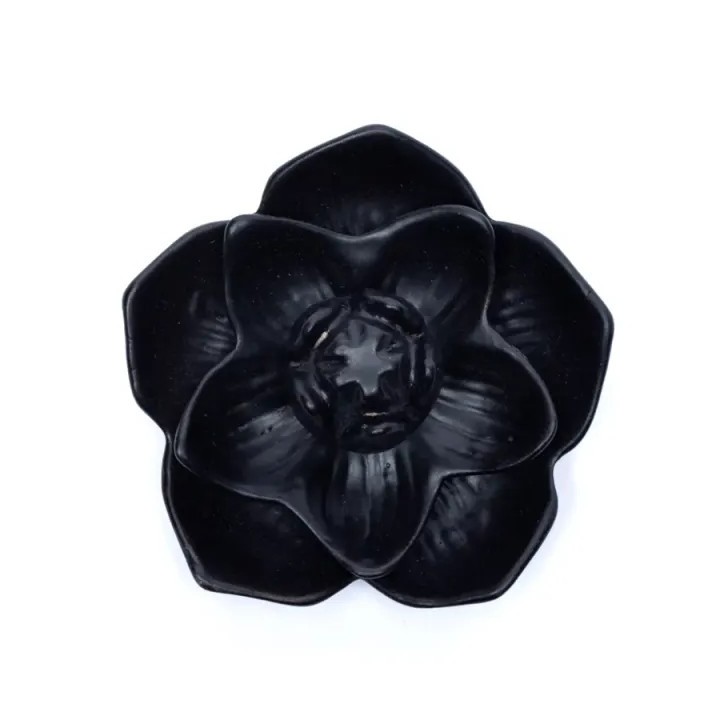 Palnik do kadzideł backflow – kwiat lotosu, 12,7 × 12,7 × 5,8 cm
