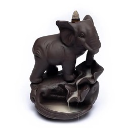 Kadzielnica backflow – Słoń 12×9×17 cm