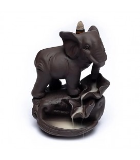 Kadzielnica backflow – Słoń 12×9×17 cm