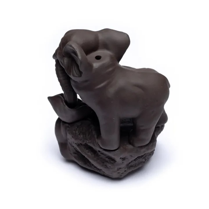 Kadzielnica backflow – Słoń 12×9×17 cm