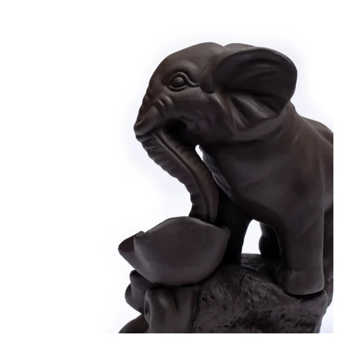 Kadzielnica backflow – Słoń 12×9×17 cm