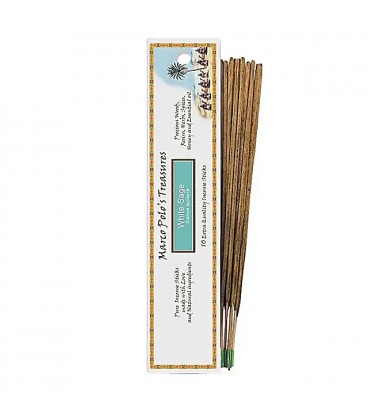 Kadzidełka Marco Polo's Treasures — Biała szałwia, 20 g