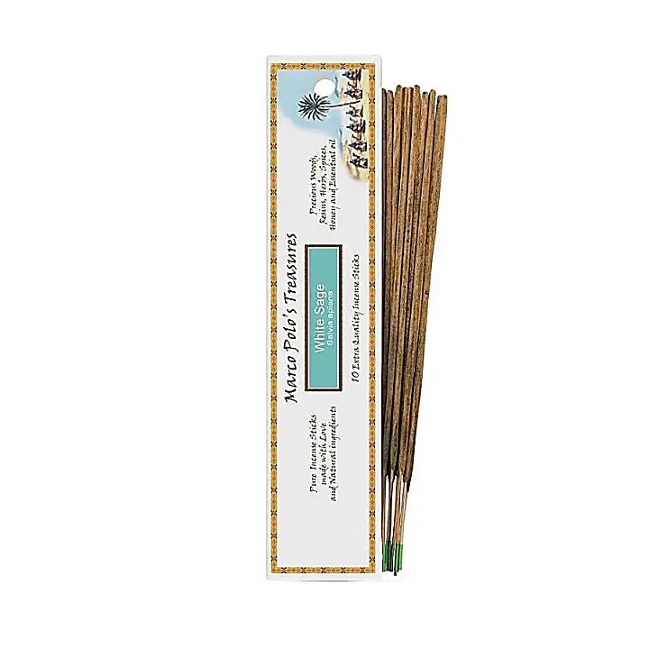 Kadzidełka Marco Polo's Treasures — Biała szałwia, 20 g