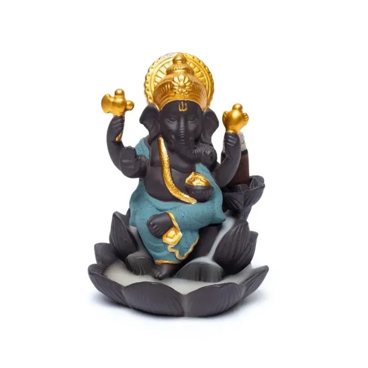 Kadzielniczka backflow Ganesh 9×8×12 cm