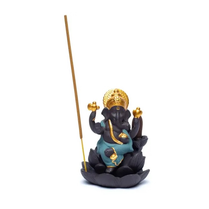 Kadzielniczka backflow Ganesh 9×8×12 cm