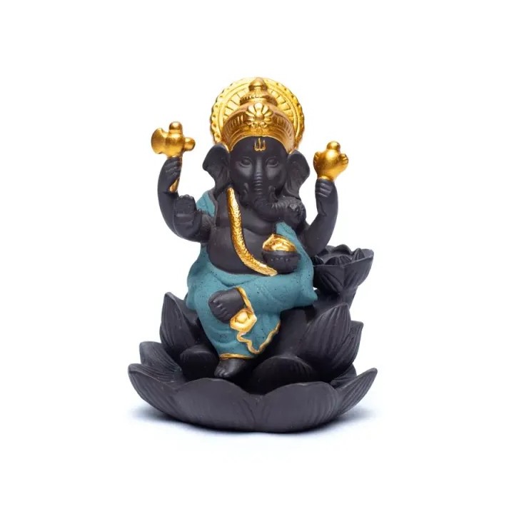 Kadzielniczka backflow Ganesh 9×8×12 cm