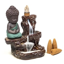 Kominek na kadzidełka backflow Little Buddha 12×9×7 cm