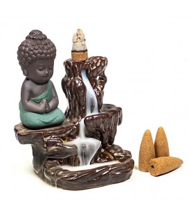 Kominek na kadzidełka backflow Little Buddha 12×9×7 cm