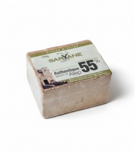 Tradycyjne mydło Aleppo 200g 55% oleju laurowego 45% oliwy z oliwek Saryane
