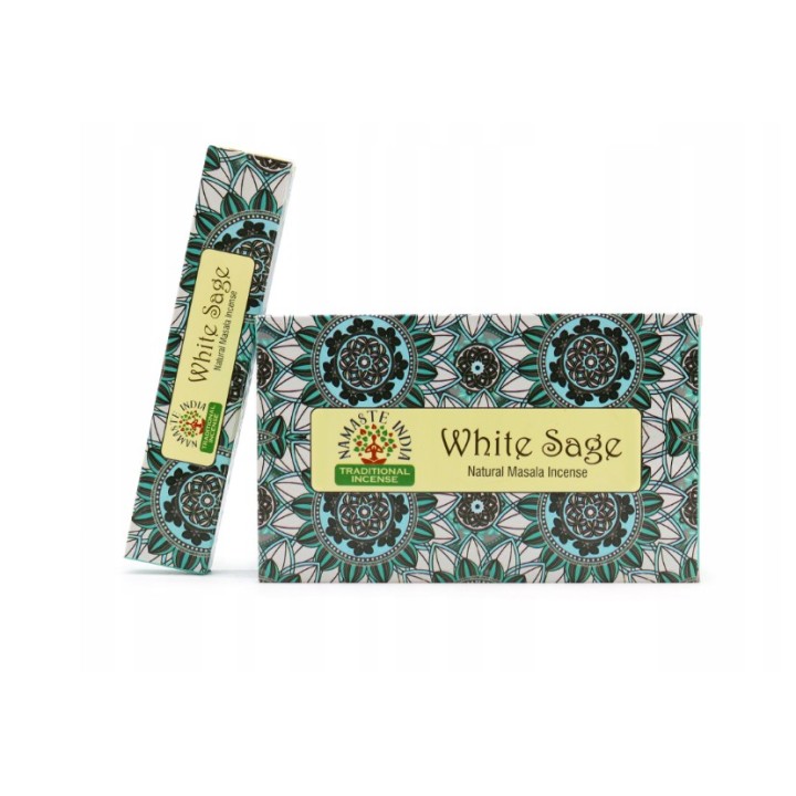 Namaste Mandala Masala Kadzidełka Biała Szałwia INCENSE WHITE SAGE OTH