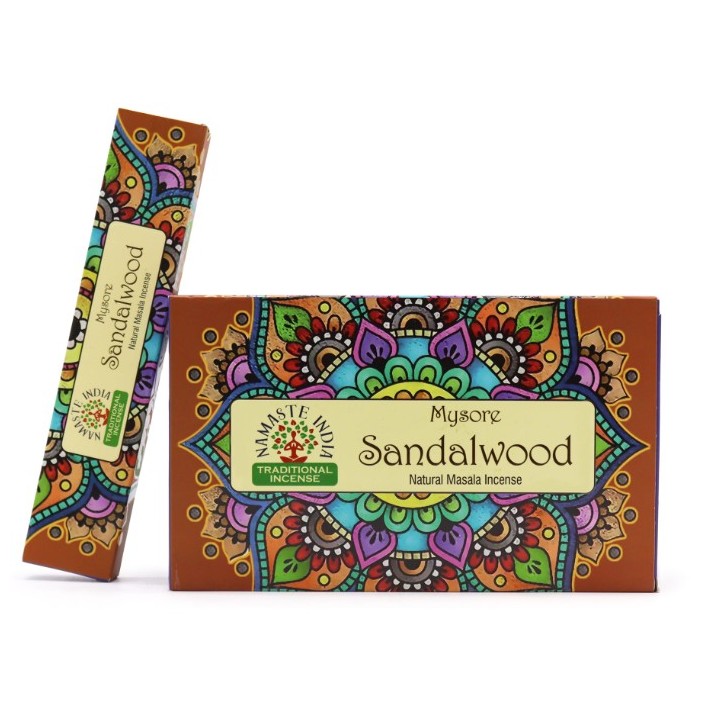Namaste Mandala Masala Kadzidełka Sandałowe INCENSE SANDALWOOD OTH
