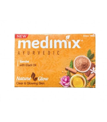 Ajurwedyjskie Mydło Sandałowe (dla skóry z niedoskonałościami) 125g Medimix - zdjęcie główne produktu