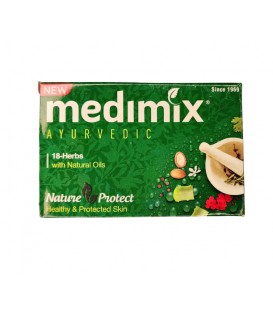 Mydełko 18 ziół do codziennej pielęgnacji skóry wrażliwej 125g Medimix Classic