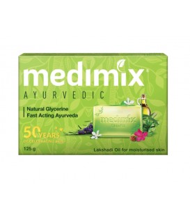 Mydełko Nawilżające z olejkiem Lakshadi Do Skóry Suchej 125 g Medimix Transparent