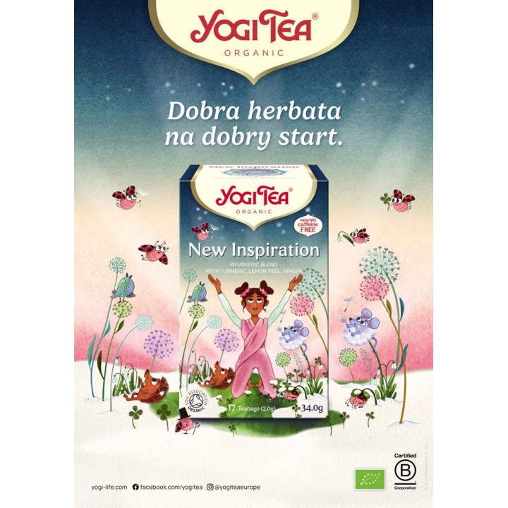 NEW INSPIRATION BIO YOGI TEA 17x2,0 g - zdjęcie produktu