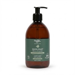Mydło Aleppo 20% w płynie z dozownikiem oliwkowo laurowe 500ml (20% oleju laurowego) Najel - zdjęcie produktu
