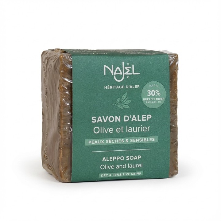 Mydło oliwkowo laurowe Aleppo 170g (30% oleju laurowego) Najel - zdjęcie produktu