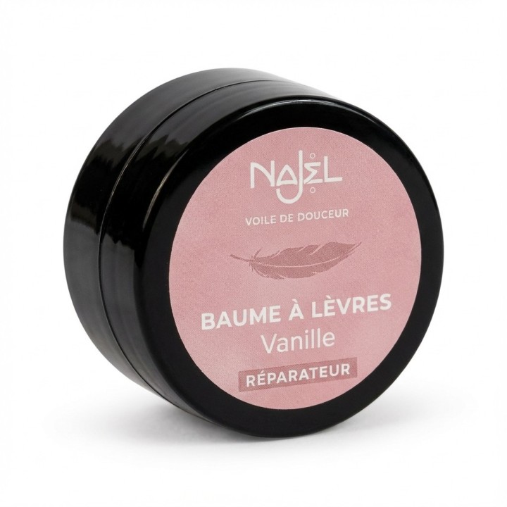 Balsam do ust o zapachu wanilii - regenerujący - COSMOS ORGANIC Najel - zdjęcie produktu