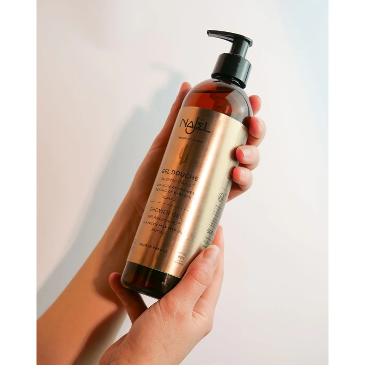 NAJEL COSMOS NATURAL certified SHOWER GEL WITH 20% CACTUS SEED OIL 16.9 fl.oz - zdjęcie produktu