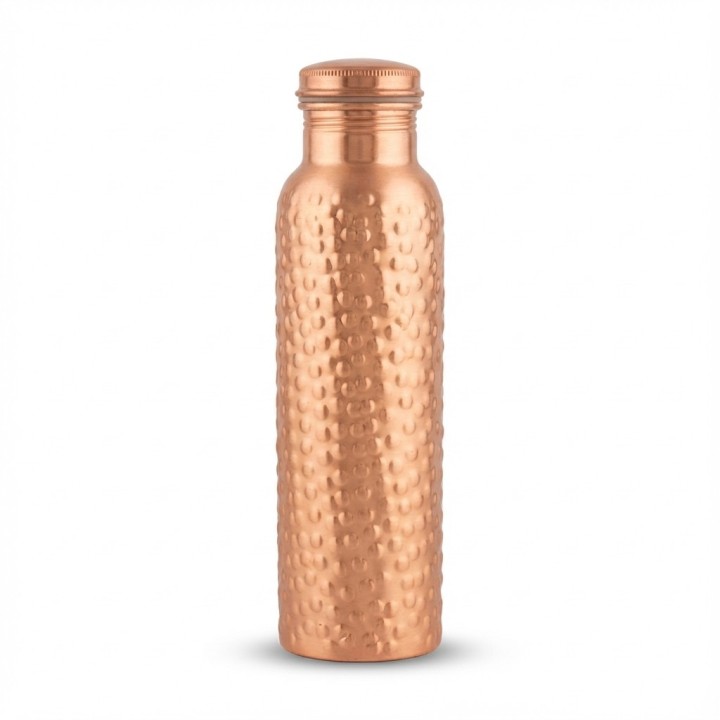 BUTELKA MIEDZIANA Wykończenie Półmat - Perłowy wzór, 950ml Ayur Water [SE 219] - zdjęcie produktu