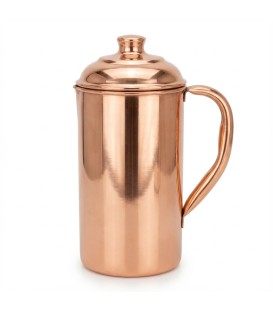 Dzbanek Miedziany Klasyczny w Połysku 1 litr Ayur Water [SE 250] - zdjęcie produktu