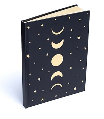 Notes Księżycowe Fazy I Gwiazdy Czarny 15x21 Cm NOTEBOOK MOON PHASES - zdjęcie główne produktu