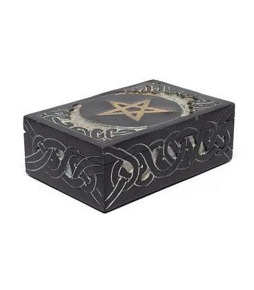 Pudelko Na Tarot Pentagram Kamien Mydlany 15x10 Cm PENTACLE SOAPSTONE OTH - zdjęcie główne produktu