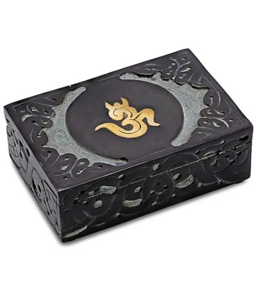 Pudelko Na Tarot Z Kamienia Steatytowego OHM 15x10 Cm SOAPSTONE OTH - zdjęcie główne produktu