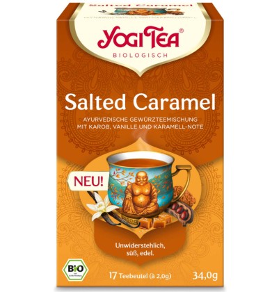 Yogi Tea Salted Caramel Herbata Słony Karmel Bio 17t x2g - zdjęcie główne produktu