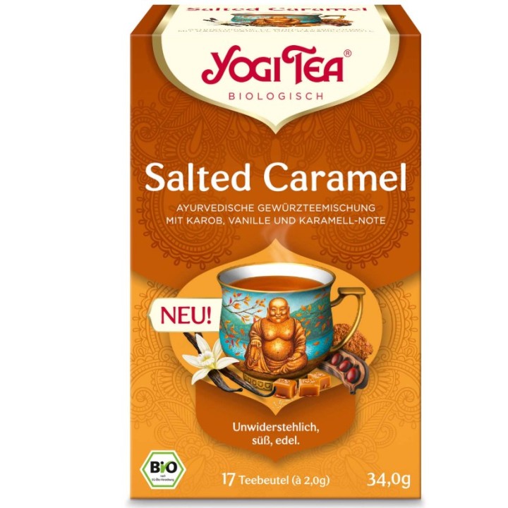 SALTED CARAMEL Słony Karmel BIO YOGI TEA 17x2,0 g