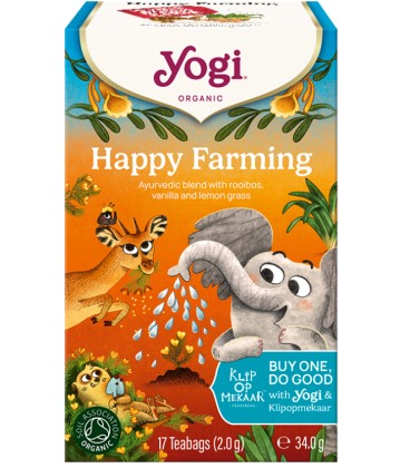 Herbatka Happy Farming Bio Yogi Tea Produkt Sezonowy 17t 34 g - zdjęcie główne produktu