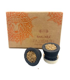 Kadzidełka żywiczne Palo Santo 6 szt z kamienną podstawką Banjara