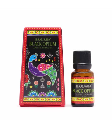 Indyjski olejek zapachowy Banjara Black Opium 10 ml do dyfuzora - zdjęcie główne produktu
