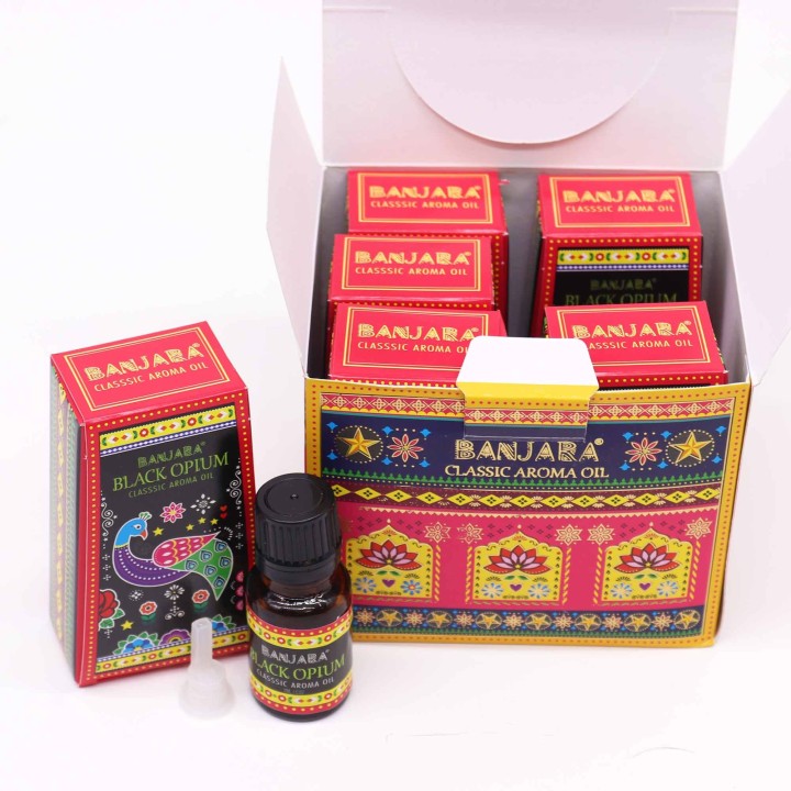 Indyjski olejek zapachowy Banjara Black Opium 10 ml do dyfuzora