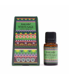 Banjara Olejek Zapachowy Biała Szałwia 10 ml do Dyfuzora i Kominka