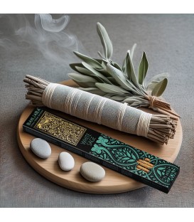 Kadzidełka oczyszczające Banjara Biała Szałwia Extra Długie 38 g