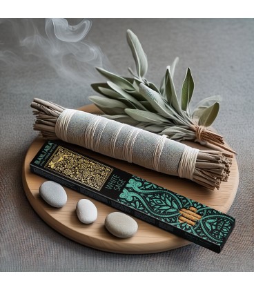 Kadzidełka oczyszczające Banjara Biała Szałwia Extra Długie 38 g - zdjęcie główne produktu