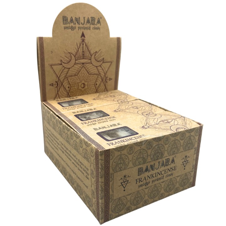 Kadzidełka stożkowe piramida Banjara Frankincense relaks medytacja 40 g