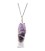 Naszyjnik z surowym ametystem w oplocie z drutu 50 cm - miniatura 1