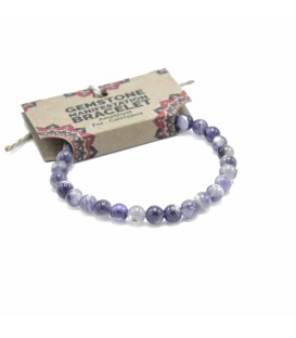 Bransoletka manifestacji z ametystem spokój i harmonia