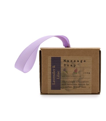 Mydło do masażu Lawenda i Bez w pudełku prezentowym 170 g - zdjęcie główne produktu