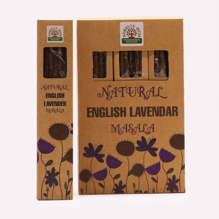Naturalne kadzidełka masala Lawenda Angielska relaksujący zapach 33 g