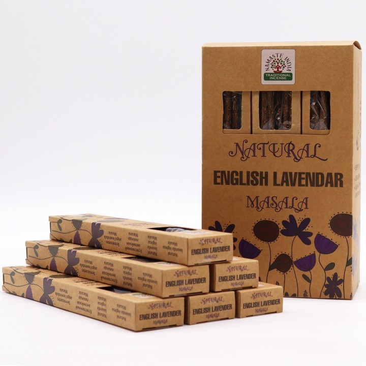 Naturalne kadzidełka masala Lawenda Angielska relaksujący zapach 33 g